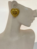 Vintage Butler& Wilson Hearts Clip-On Eaarings