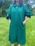 Vintage Forest Green Rain Mac Coat