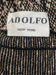 Adolfo USA Boucle Knit Skirt Suit