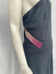 Vintage Versace Collection Black Dress with Swarovski Crystals