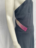 Vintage Versace Collection Black Dress with Swarovski Crystals