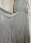 Vintage Murray Arbeid Couture Grey Evening Dress