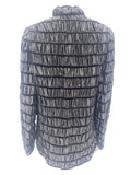 Vintage Lancetti Rushed Ribbon Black Jacket
