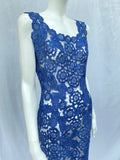 Rare Vintage Italian Crochet Raffia Wiggle Dress