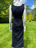 Vintage 1990s Hunza Leopard Devore Bodycon MIDI Dress