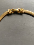 Christian Dior Vintage Gold Plated Necklace with Crystals