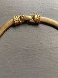 Christian Dior Vintage Gold Plated Necklace with Crystals