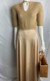 Vintage 1970s Crochet Spider Web Dress