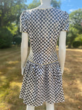 Vintage 1980a sequinned Houndtooth Effect Dress