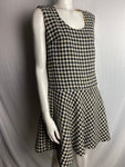 Vintage TATI Houndtooth Dress with Rhinestones.