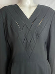 David Molho Paris Faubourg Saint Honore Black Dress