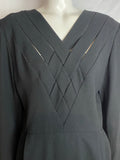 David Molho Paris Faubourg Saint Honore Black Dress