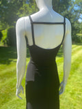 Vintage Claude Montana Maxi Bodycon Dress