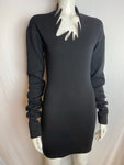 1990s Romeo Gigli Bodycon Wool Mini Dress