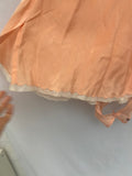 Vintage 1930s Peach Silk Lingerie Romper