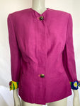 Vintage Gianni Versace Versus Fuschia Pink Summer Jacket