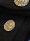 Vintage Gianni Versace Couture Star & Rhinestones Studded Suit