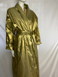 Vintage Gold PVC Raincoat Rainmac