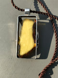 Butterscotch Amber in Sterling Silver Designer Necklace