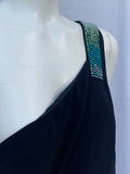 Vintage Versace Collection Black Dress with Swarovski Crystals