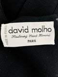 David Molho Paris Faubourg Saint Honore Black Dress