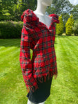 Save The Queen Red Lochcarron Tartan Top
