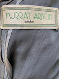 Vintage Murray Arbeid Couture Grey Evening Dress